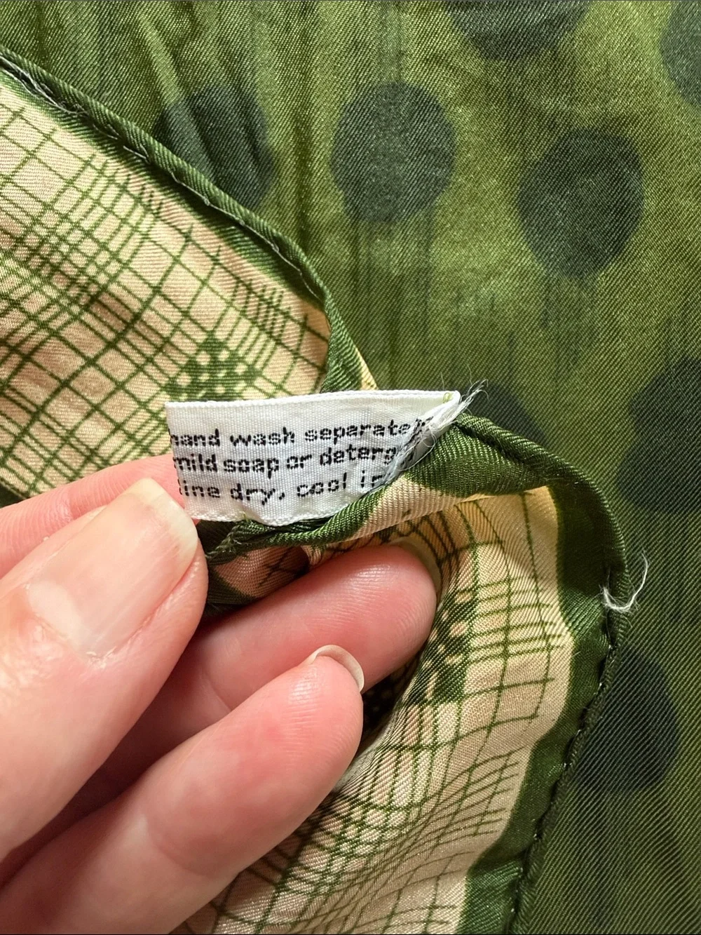 Green/Tan Scarf